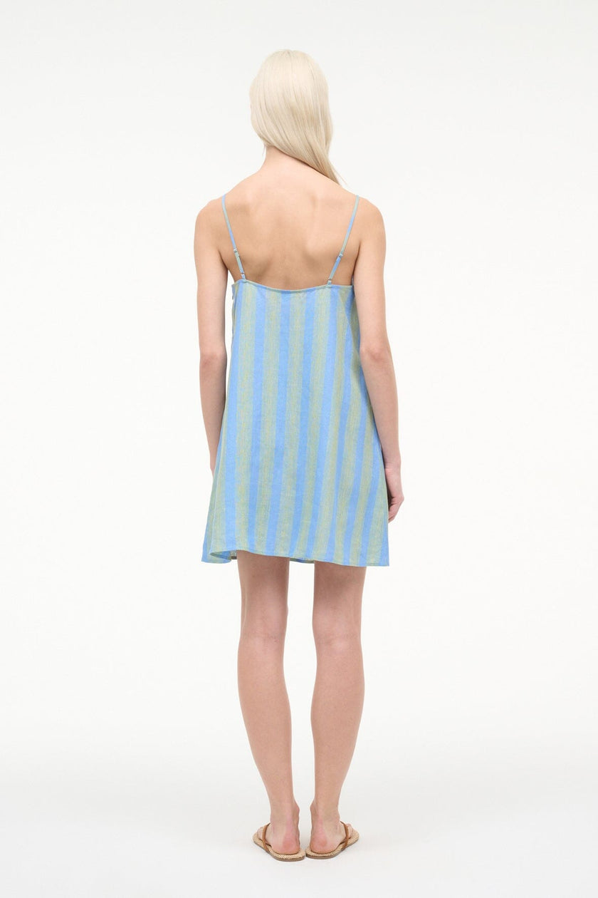 LAURA LINEN MINI DRESS SEAPORT STRIPE - Image 3