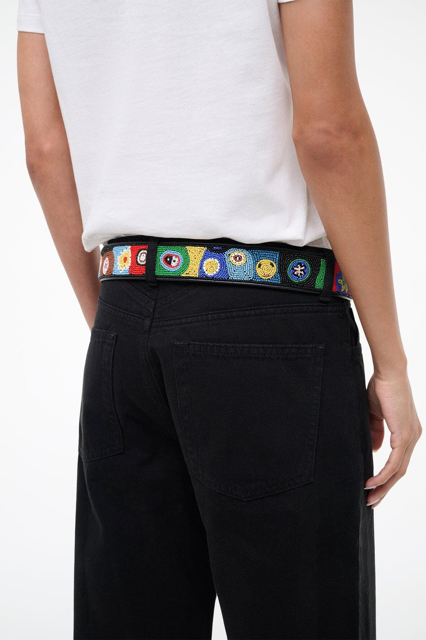 MOON BUCKLE BELT BEADED MILLEFIORE - Image 4