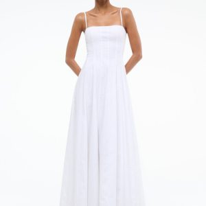 WYLIE MAXI DRESS WHITE