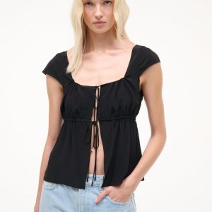 POMONA TOP  BLACK