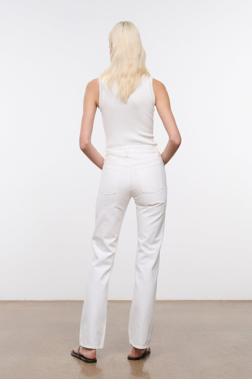 TEDDY STRAIGHT JEAN  WHITE - Image 3