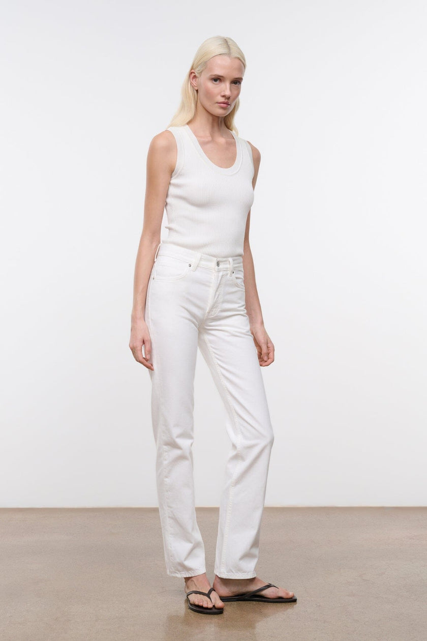 TEDDY STRAIGHT JEAN  WHITE - Image 2