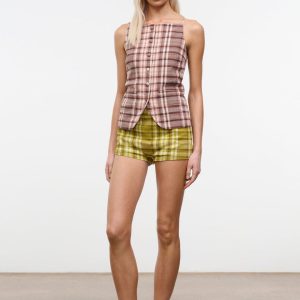 NILO SHORT  PEPPERONCINI PLAID