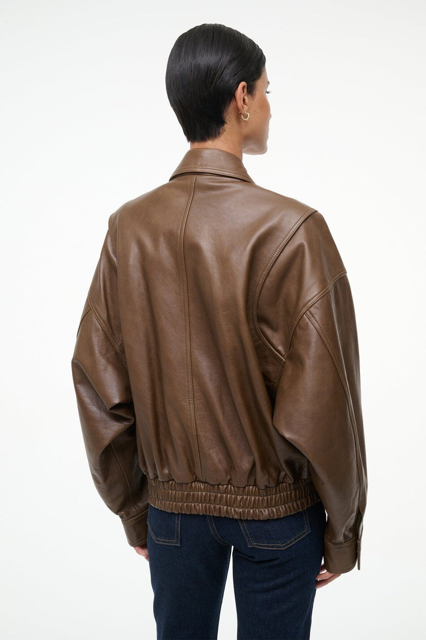 EUGENE LEATHER JACKET TRUFFLE - Image 4