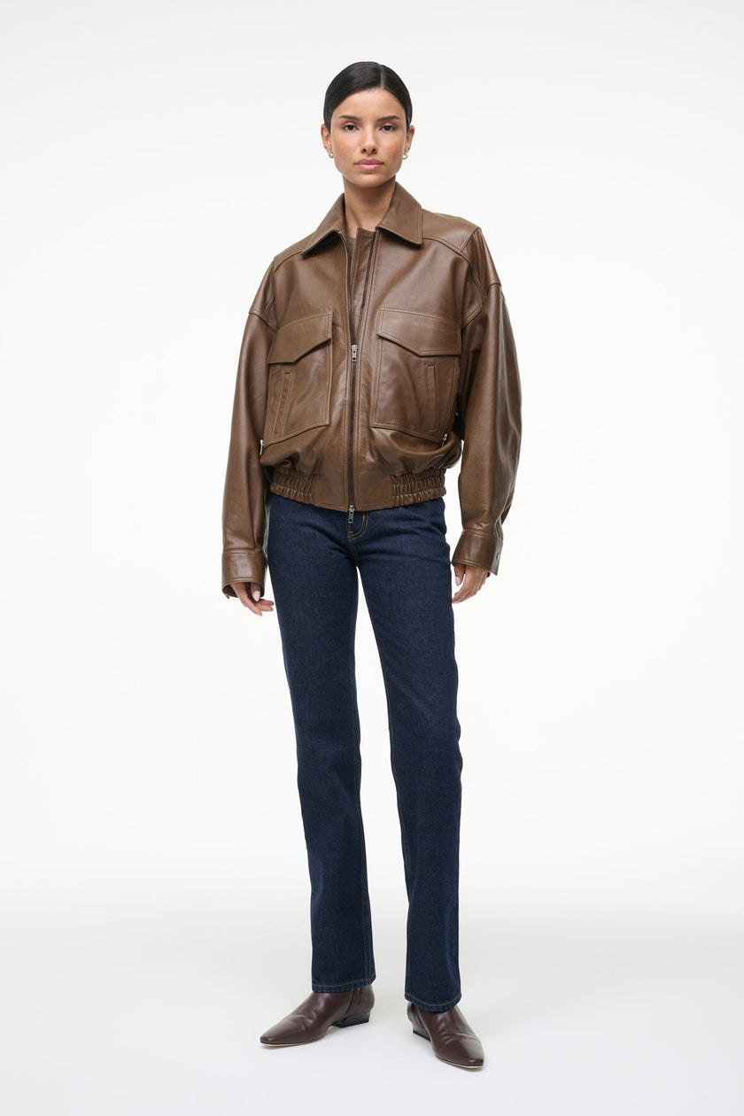 EUGENE LEATHER JACKET TRUFFLE - Image 5