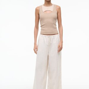 MATEO LINEN PANT NATURAL