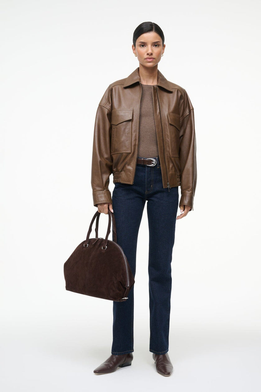 EUGENE LEATHER JACKET TRUFFLE - Image 3