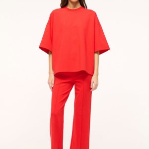 KNACK PANT  RED ROSE