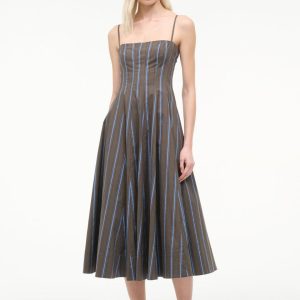 WYLIE DRESS  HUNTINGTON STRIPE