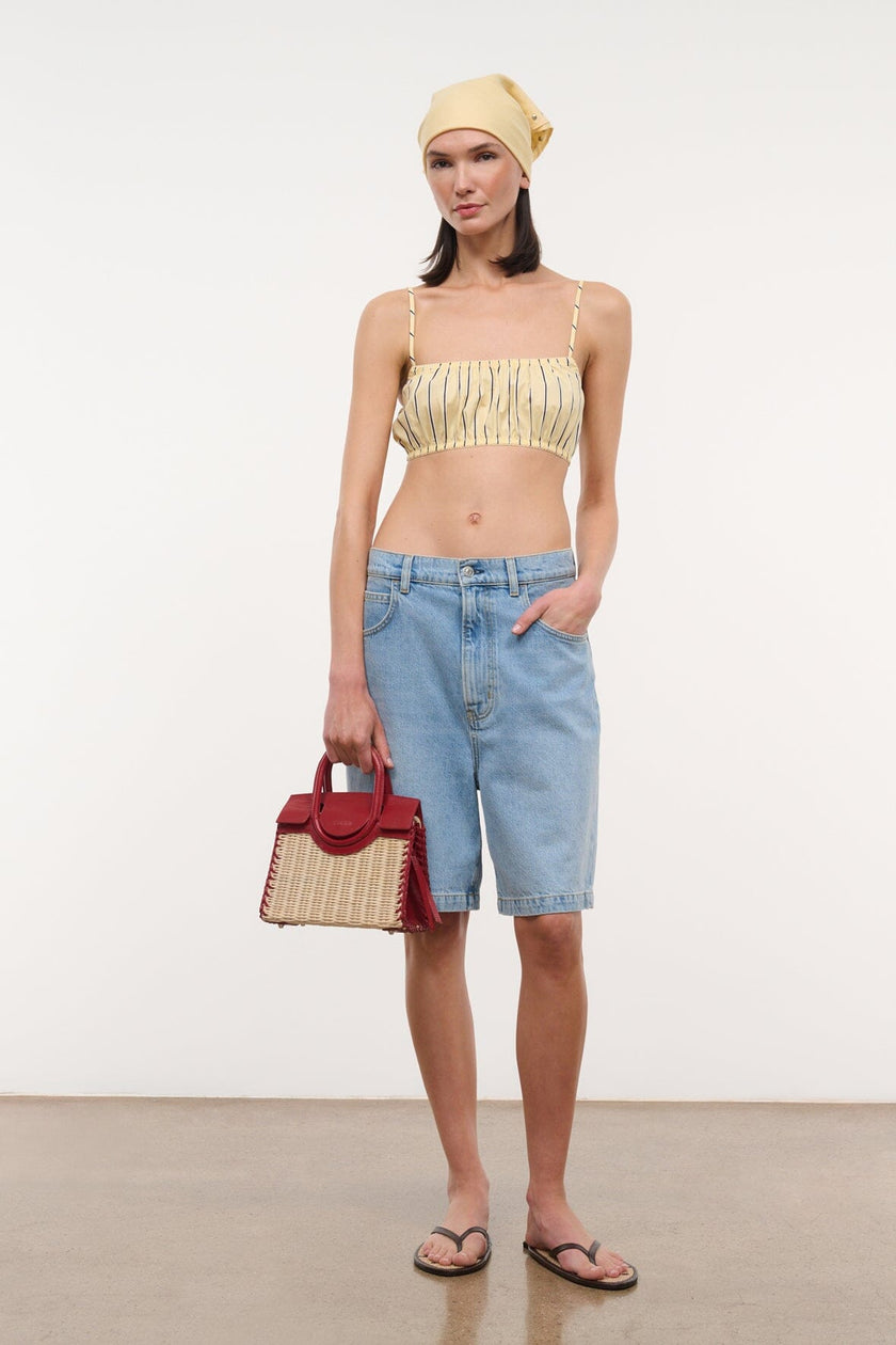MAUDE MINI WICKER CARRYALL NATURAL ROUGE - Image 2