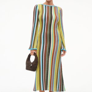 LORENA DRESS SKATE STRIPE