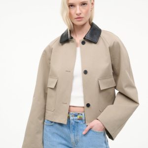 JONAH CROPPED JACKET RIVERSTONE
