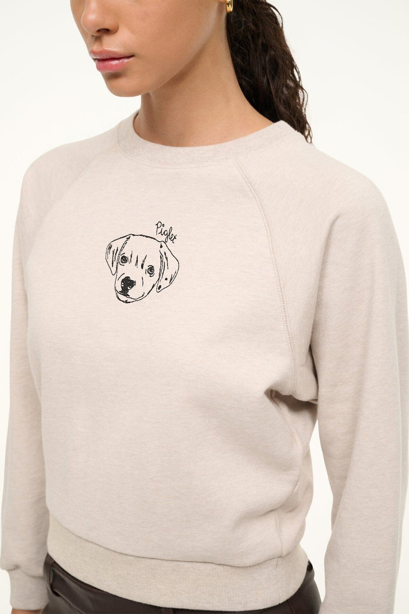 CUSTOM STAUD x C.BONZ ENDURANCE SWEATSHIRT STONE - Image 3