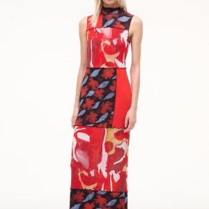 RUBY DRESS RED ZONE MULTI
