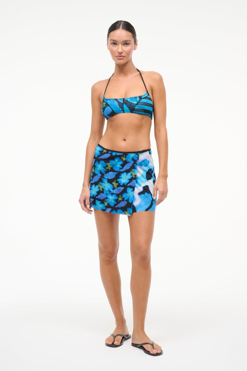 SANDS MESH SKIRT  BLUE HAZE MULTI