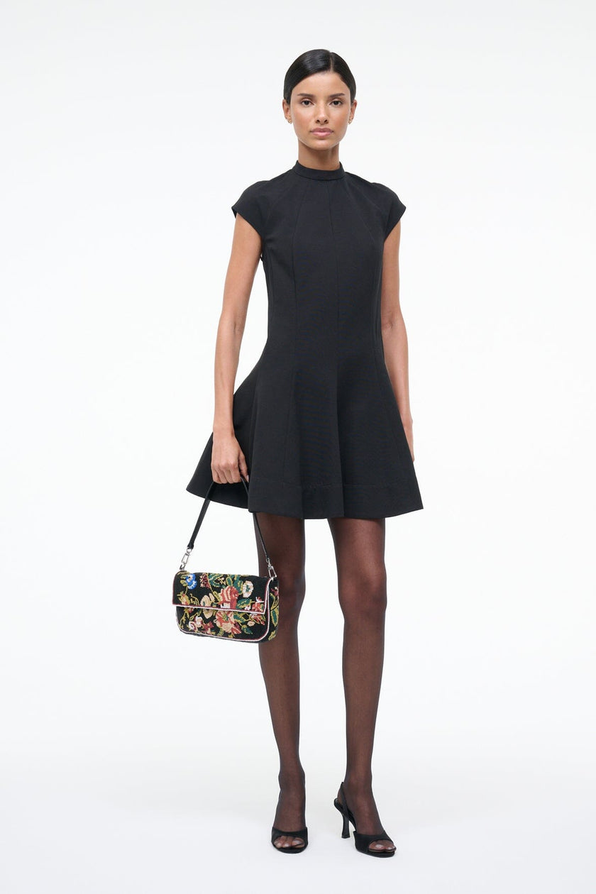 TIMMY SHOULDER BAG BLACK FLORAL - Image 8