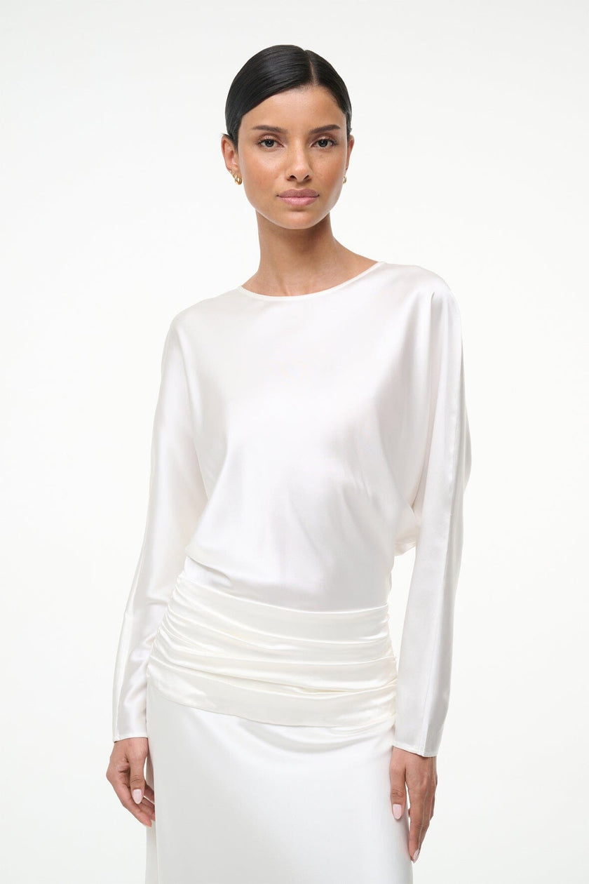 FREDA SILK DRESS IVORY - Image 4