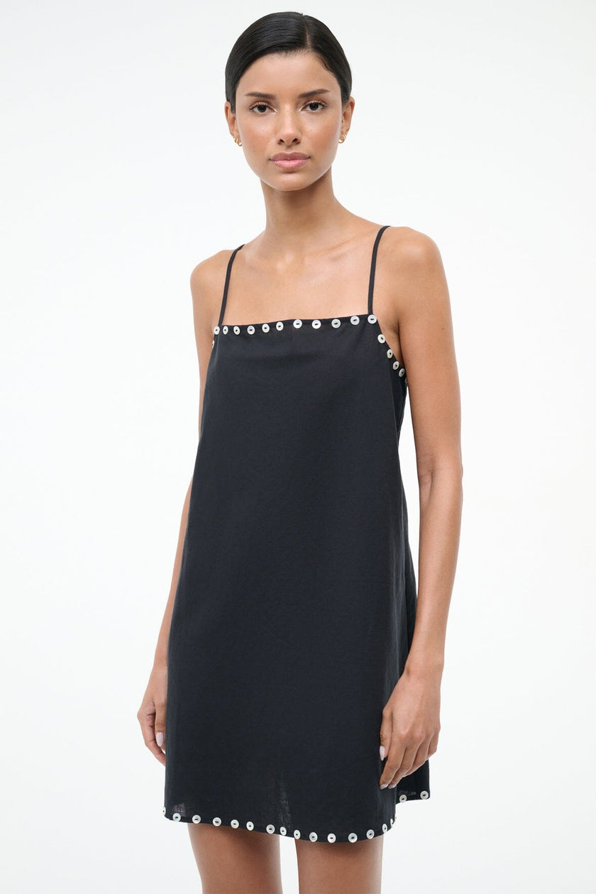 LAURA MINI COVERUP DRESS  BLACK - Image 5