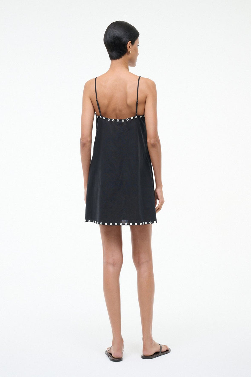 LAURA MINI COVERUP DRESS  BLACK - Image 4