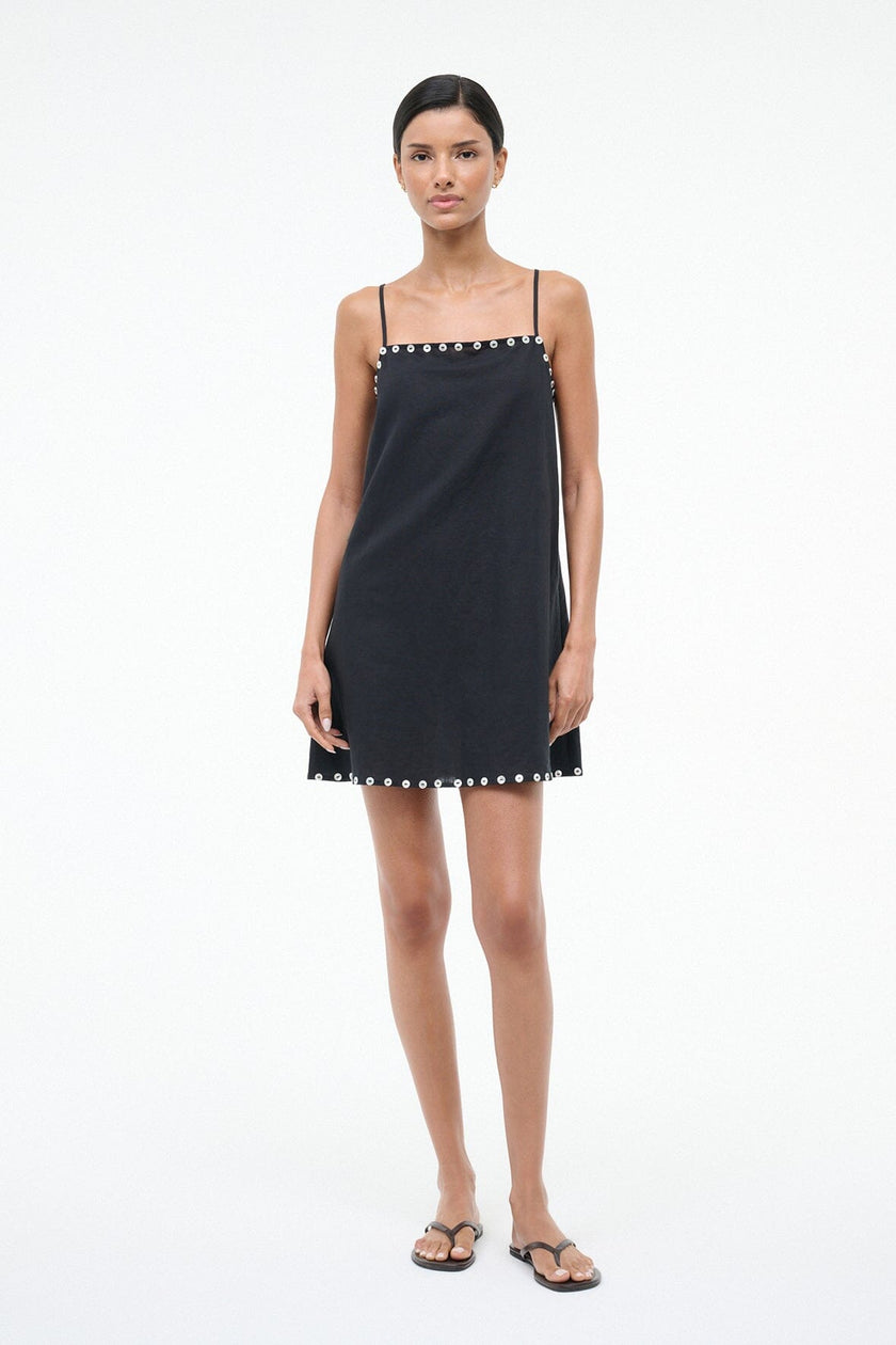 LAURA MINI COVERUP DRESS  BLACK - Image 7