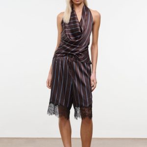 VERANO SILK SHORT REDONDO STRIPE