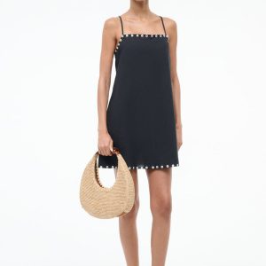 LAURA MINI COVERUP DRESS  BLACK