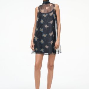 ALBEE MINI DRESS BOTANICAL SHADOWS