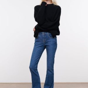 KYLE STRETCH FLARE JEAN STONE BLUE