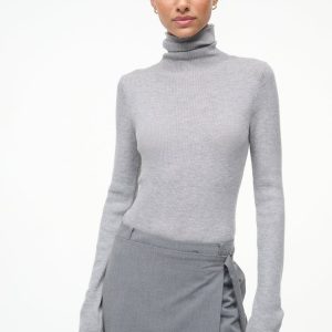 TONI SUPERFINE CASHMERE SWEATER ASH GREY