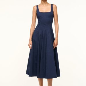 WELLS DRESS  NAVY
