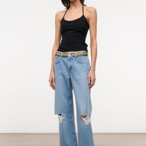 GUS BEADED RELAXED JEAN SURFER