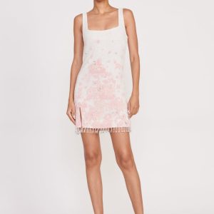 LE SABLE DRESS IVORY CHERRY BLOSSOM TOILE