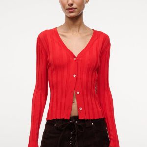 EZRA CARDIGAN TOMATO