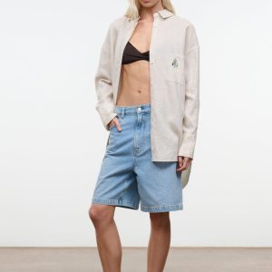 SANDBAR LINEN TOP NATURAL