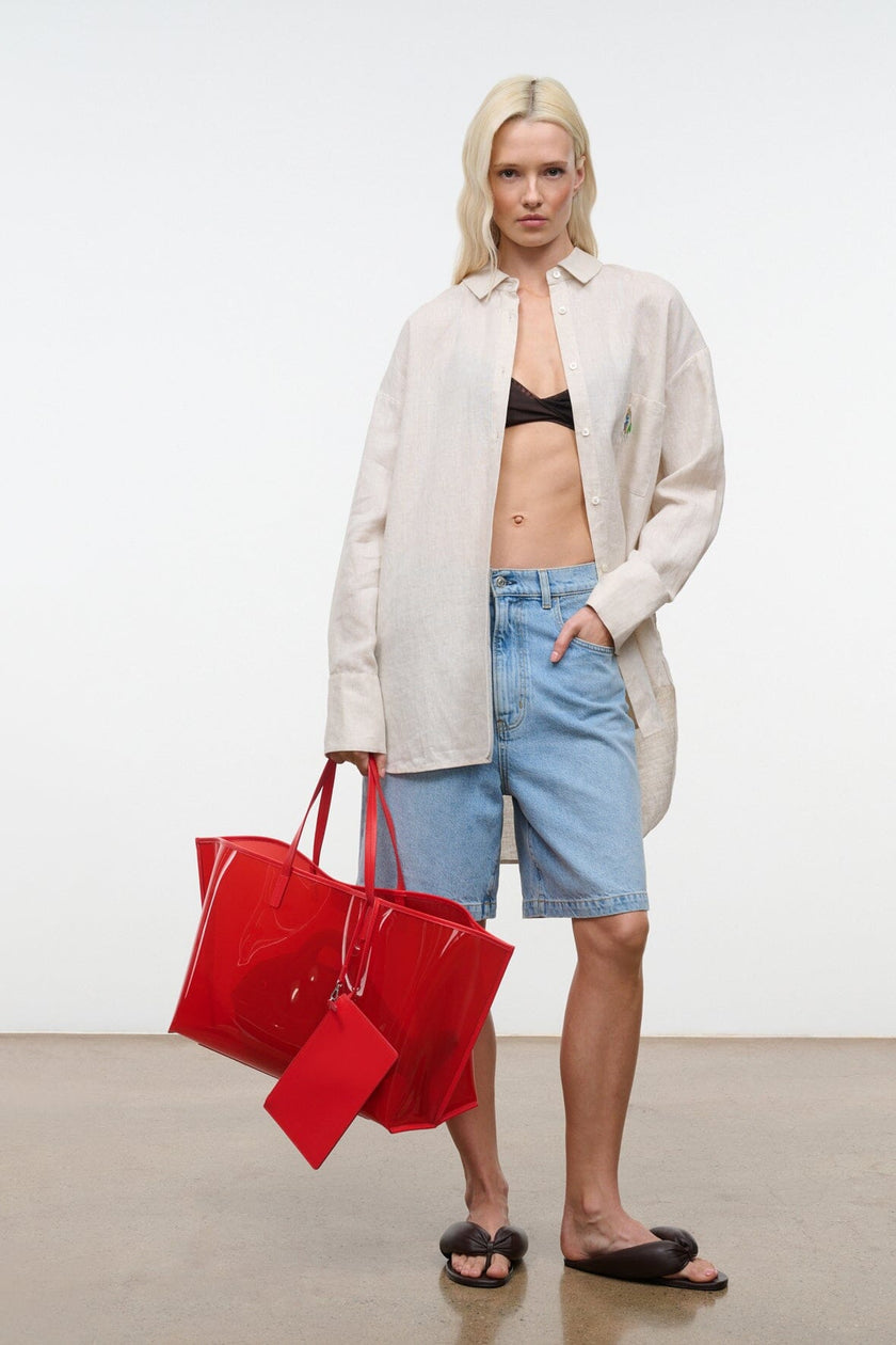 CHRISTOS LARGE TOTE RED ROSE - Image 2