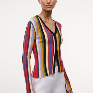 EZRA CARDIGAN ARTIST STRIPE