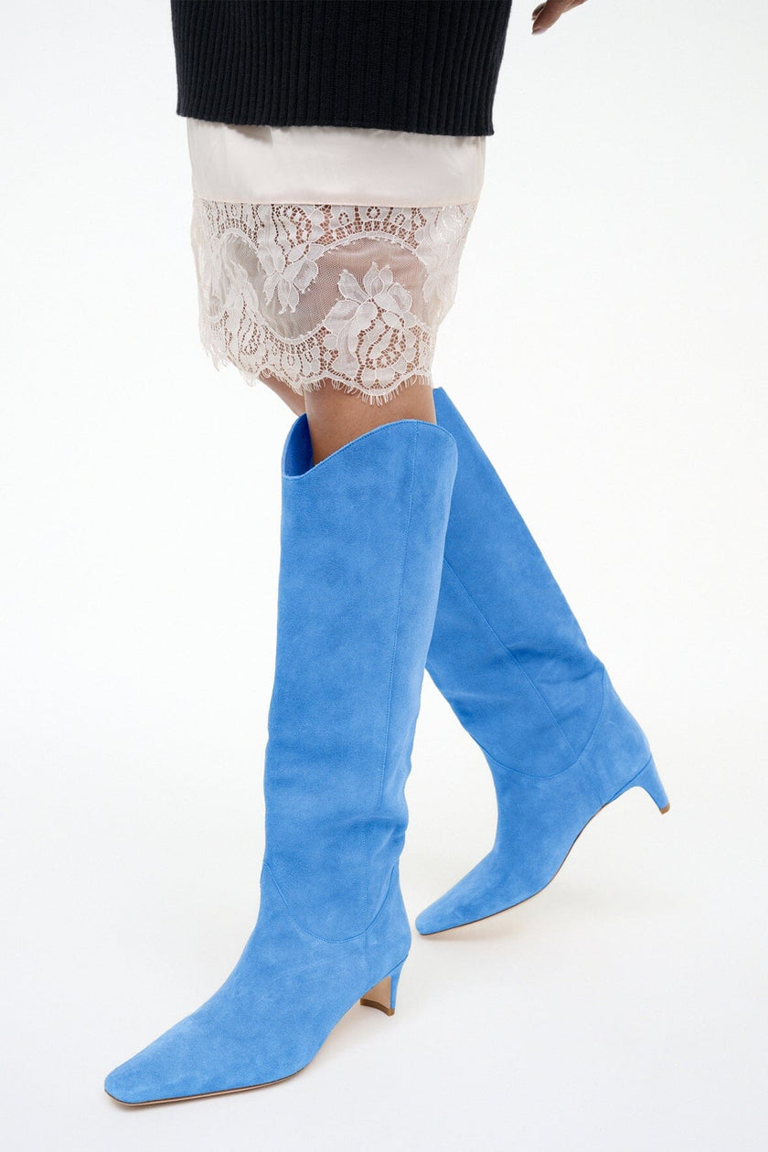 WESTERN WALLY BOOT  STAUD BLUE SUEDE - Image 6