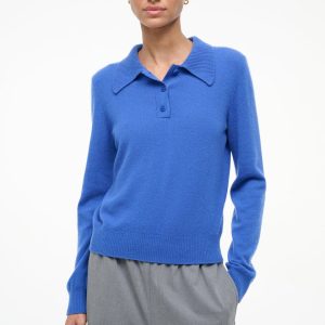 GEMMA CASHMERE SWEATER SAPPHIRE