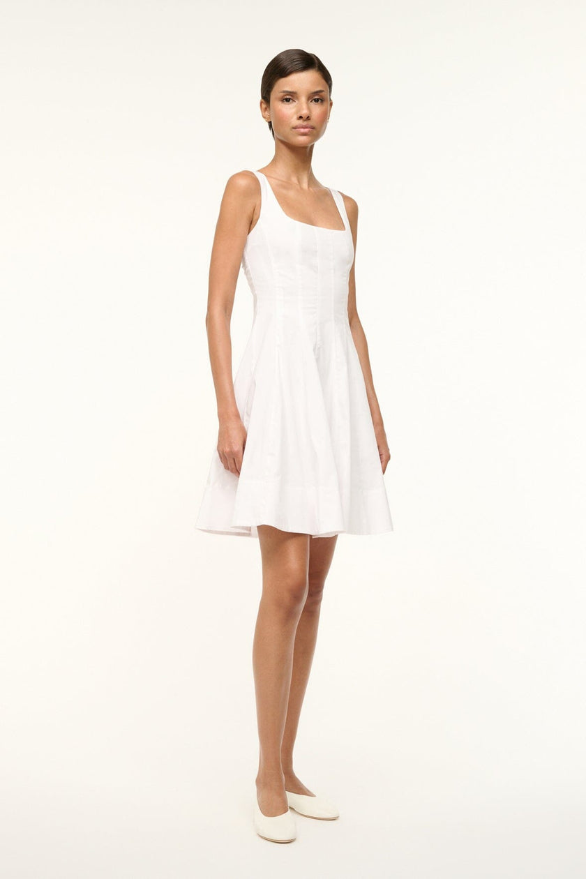 MINI WELLS DRESS WHITE - Image 2