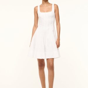 MINI WELLS DRESS WHITE