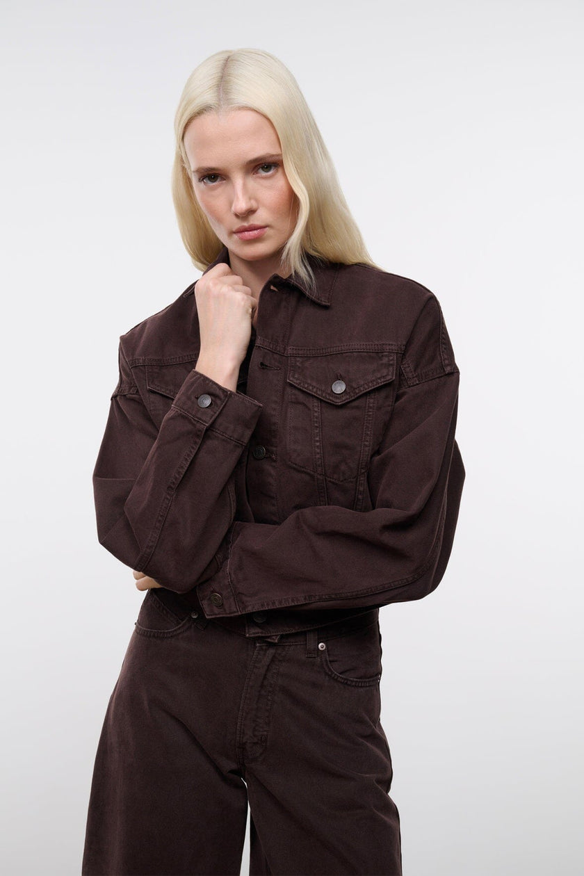 GLEN DENIM JACKET  EARTH - Image 4