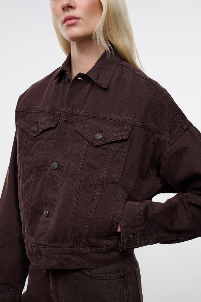 GLEN DENIM JACKET  EARTH - Image 2