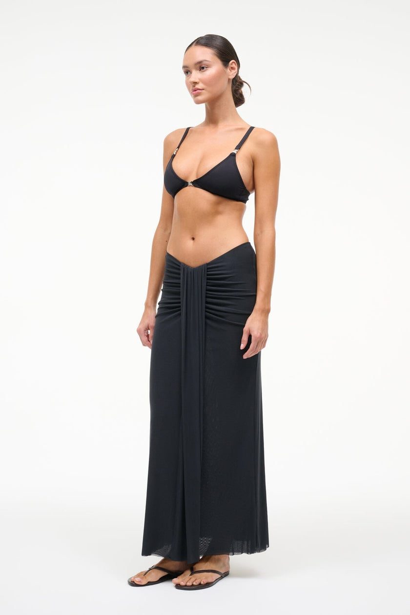 SORAYA MESH SKIRT  BLACK