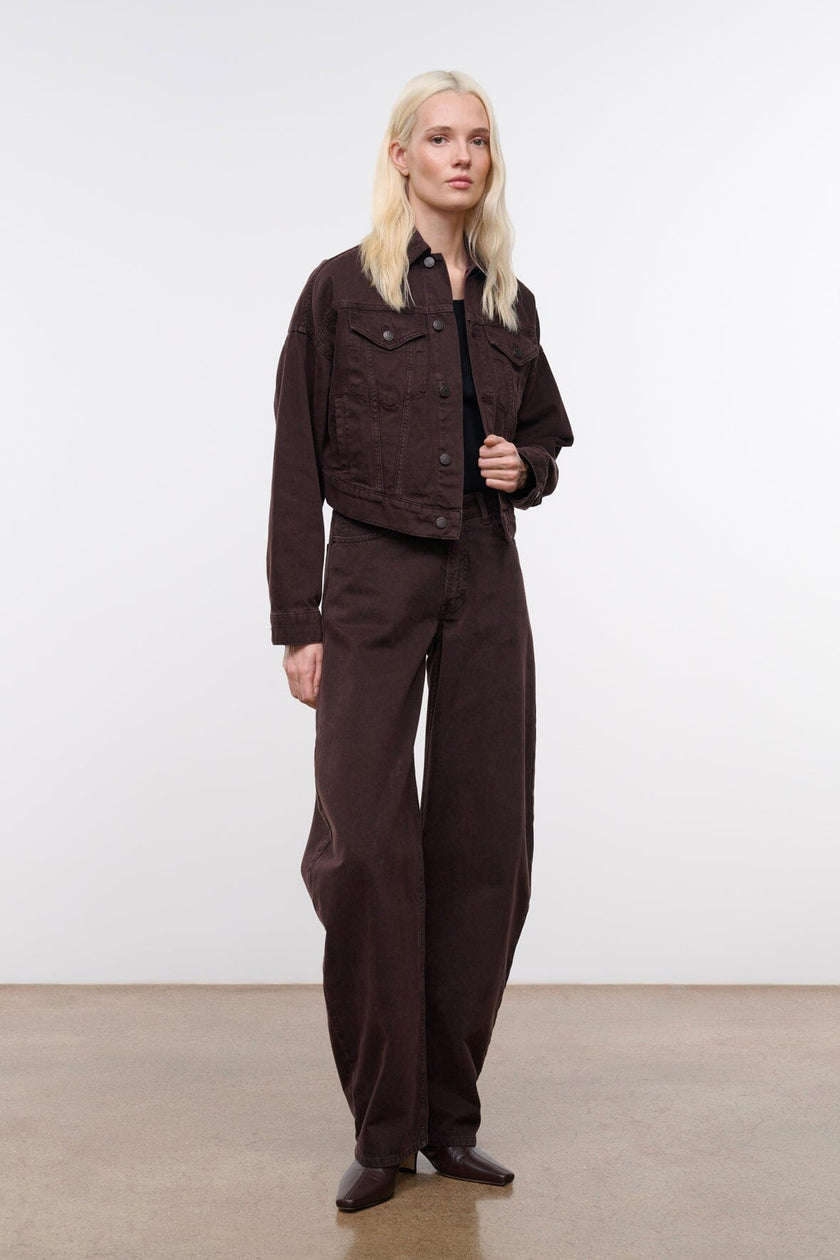 GLEN DENIM JACKET  EARTH - Image 3