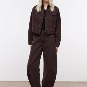 GLEN DENIM JACKET EARTH