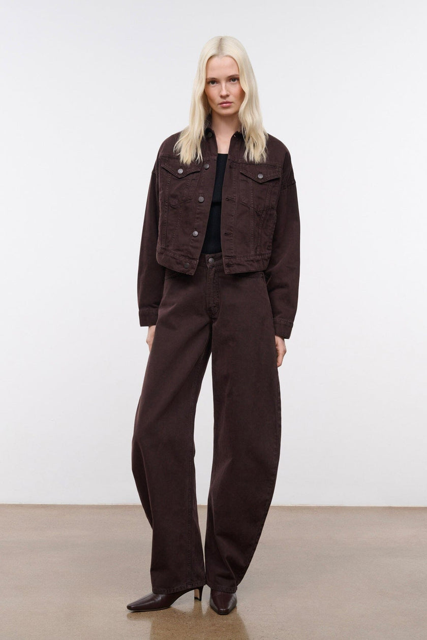 GLEN DENIM JACKET  EARTH