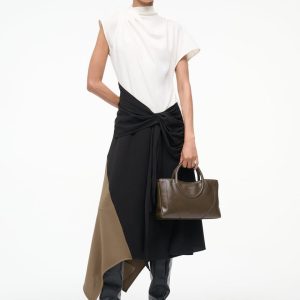 DAVINA DRESS BLACK MULTI