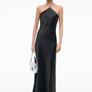 CADENCE DRESS BLACK SILVER