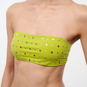 SARA BIKINI TOP  CITRON STUDS