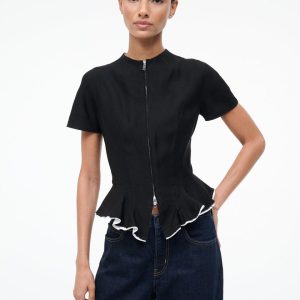 MAELLE TOP BLACK
